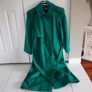 Xception Green Wool Coat